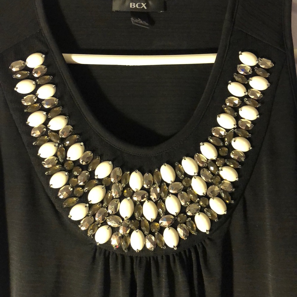 BCX Rhinestone Tank Top - Picture 4 of 5